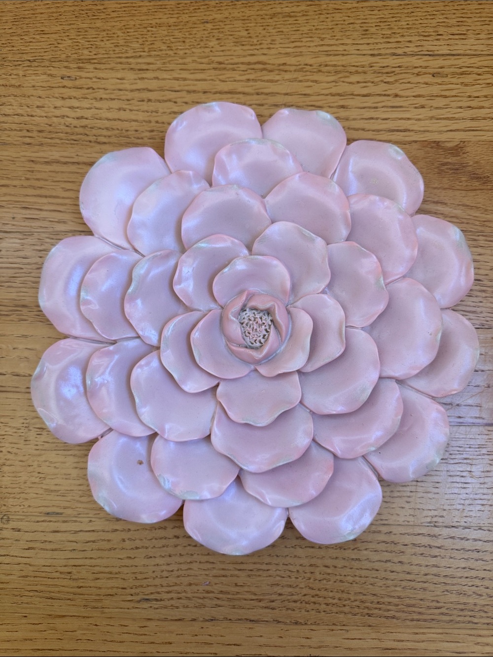 Target Pink Ceramic Floral Wall Decor